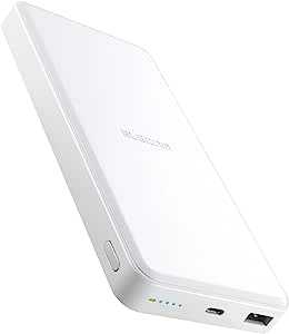 エレコム モバイルバッテリー 大容量 急速充電 12000mAh USB PD対応 20W リン酸鉄 2台同時充電 出力2ポート (Type-C/USB-A) 入力(Type-C) 【 iPhone SE3 / 13 / 12 / iPad/Android 各種対応】 ホワイト DE-C39-12000WH