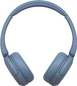 ソニー(SONY) ワイヤレスヘッドホン WH-CH520:Bluetooth対応/軽量設計 約147g/専用アプリ対応により好みの音質にカスタマイズできる「イコライザー」設定対応/ブルー WH-CH520 L 小